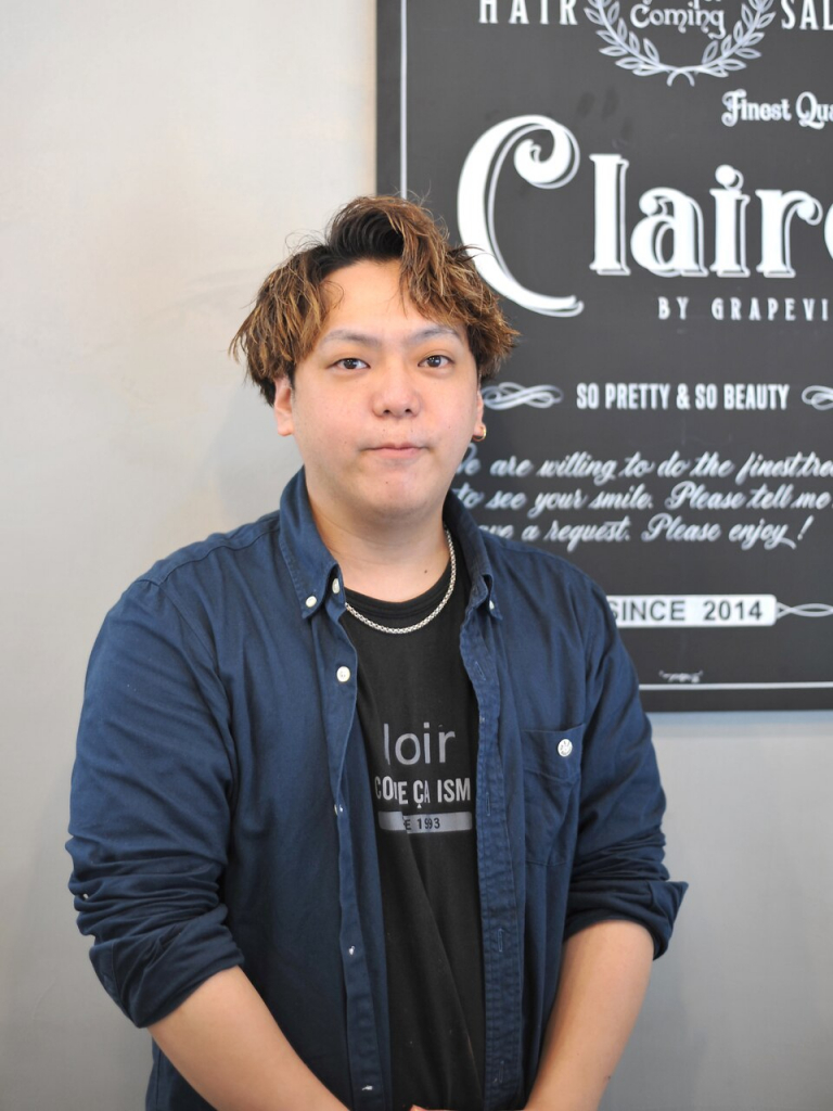 横須賀の美容室・美容院「クレア　グレープバイン（CLAIRE by GRAPEVINES） 横須賀」のスタッフ「鵜川  竜弥」